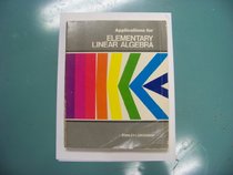 Applications F/Elem Linear Algebra