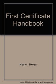 First Certificate Handbook: Students Book