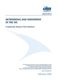 Networking and Innovation in the UK: A Systematic Review of the Literature