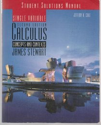 Single Variable Calculus: Concepts and Contexts