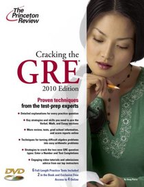 Cracking the GRE with DVD, 2010 Edition (Graduate School Test Preparation)