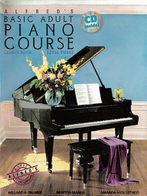 Alfred's Basic Adult Piano Course Lesson Book, Bk 3 (Book & CD)