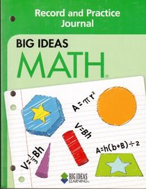 Big Ideas Math Record and Practice Journal