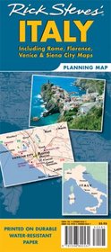 Rick Steves' Italy Map: Including Rome, Florence, Venice and Siena City (Rick Steves)