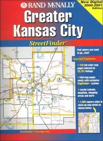 Rand McNally Kansas City & Vicinity: Streetfinder : 2000-2001 (USA StreetFinder Atlas)