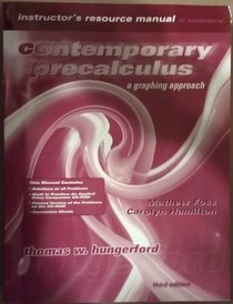 Student Solution's Manual in Practice Contemporary Precalculus: A Graphing Approach