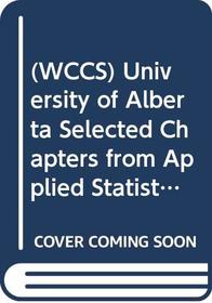(WCCS) University of Alberta Selected Chapters from Applied Statistics and Probability for Engineers