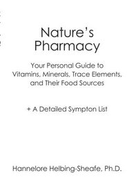 Nature's Pharmacy: Your Personal Guide to Vitamins, Minerals, Trace Elements, Their Food Sources + A Detailed Sympton List