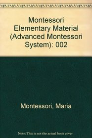 Montessori Elementary Material (Advanced Montessori System)