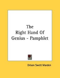 The Right Hand Of Genius - Pamphlet