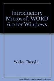 Introductory Microsoft Word 6.0 for Windows, pb, 1994