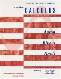Calculus, Early Transcendentals Brief Edition, Student Resource Manual