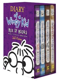 Diary of a Wimpy Kid Box of Books 5-7 + DIY