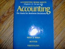 Accounting : The Basis for Business Decisions; Group A Problems, Chapters 1-15
