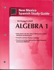 Algebra 1 New Mexico Spanish Study Guide