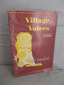Village voices: Poems