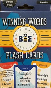 Spelling Bee Flashcards-Winning Words