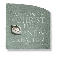 A New Creation Plaque with Leaf Ornament