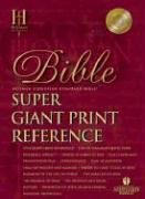 Holy Bible: Holman Christian Standard, Black Genuine Leather, Super Giant Print Reference
