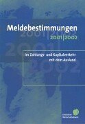 Meldebestimmungen 2001/2002.