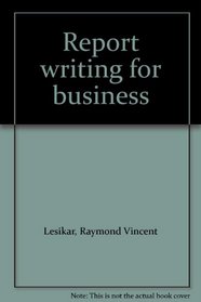 Report writing for business