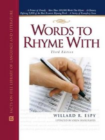 Words to Rhyme With: A Rhyming Dictionary (Writers Reference)