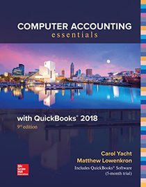 MP COMPUTER ACCOUNTING ESSENTIALS USING QUICKBOOKS 2018