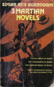 3 Martian Novels- Edgar Rice Burroughs
