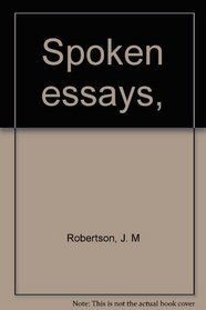 Spoken essays,