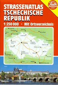 Strassenatlas Tschechische Republik: 1:250 000, mit Ortsverzeichnis (Falk Plan) (Czech Edition)