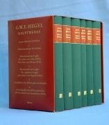 Hegel, Hauptwerke in 6 Bnden (im Schuber), Leinen, Fadenheftung. Grundlinien der Philosophie des Rechts. Enzyklopdie der Philosophischen Wissenschaften im Grundrisse (1830).