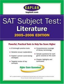 SAT Subject Tests: Literature 2005-2006 (Kaplan SAT Subject Tests: Literature)