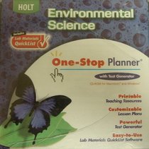 Holt Environmental Science (One-Stop Planner with Test Generator)