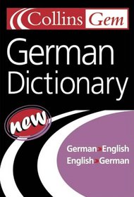 Collins Gem German Dictionary, 7e (Collins GEM)
