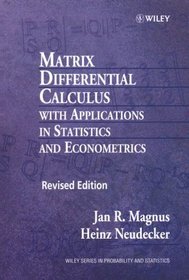 Matrix Differential Calculus with Applications in Statistics and Econometrics, 2nd Edition