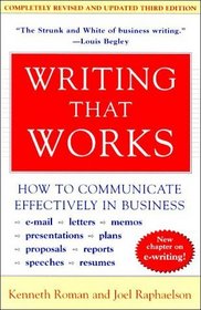 Writing That Works - Third Edition