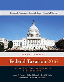 Prentice Hall's Federal Taxation 2016 Corporations, Partnerships, Estates & Trusts Plus MyAccountingLab with Pearson eText -- Access Card Package (29th Edition)