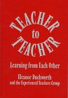 Teacher to Teacher: Learning from Each Other