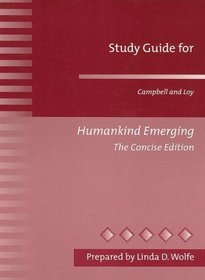 Study Guide for Humankind Emerging, The Concise Edition