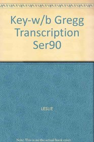 Key-w/b Gregg Transcription Ser90
