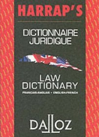 Harrap's Dalloz French English Law Dictionary (Harrap Dalloz) (English and French Edition)