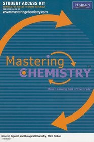 MasteringChemistry Student Access Kit for General, Organic and Biological Chemistry (Mastering Chemistry)