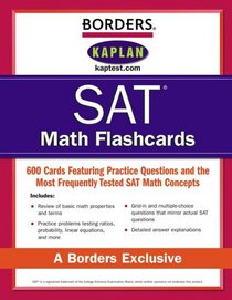 Borders SAT Math Flashcards