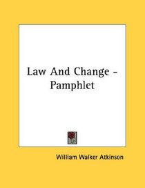Law And Change - Pamphlet