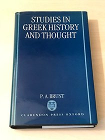 Studies in Greek History and Thought