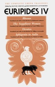 The Complete Greek Tragedies: Euripides IV (Complete Greek Tragedies)