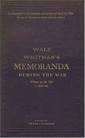 Memoranda During the War