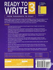 Ready to Write 3 with Essential Online Resources (4th Edition)