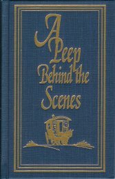 A Peep Behind the Scenes (Rare Collector's Series)