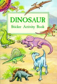 Dinosaur Sticker Activity Book (Dover Little Activity Books)